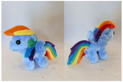 Size: 1280x853 | Tagged: safe, artist:starmassacre, derpibooru import, rainbow dash, irl, photo, plushie, solo