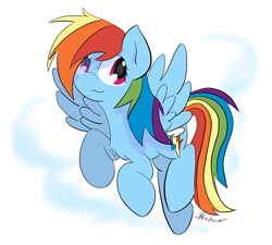 Size: 2894x2600 | Tagged: safe, artist:ask-sketch-up, rainbow dash, pegasus, pony, blue coat, chest fluff, female, mare, multicolored mane, solo