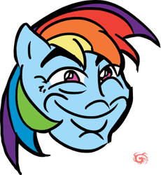 Size: 680x738 | Tagged: safe, derpibooru import, rainbow dash, pegasus, pony, faic, simple background, solo, transparent background