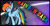 Size: 2264x1182 | Tagged: safe, artist:xxxsketchbookxxx, rainbow dash, pegasus, pony, black outlines, cover photo, solo, vector, wallpaper