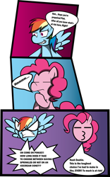 Size: 706x1131 | Tagged: safe, artist:heatwavemakesart, derpibooru import, pinkie pie, rainbow dash, earth pony, pegasus, pony, comic, female, mare