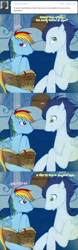 Size: 400x1275 | Tagged: safe, artist:tinuleaf, rainbow dash, soarin', pegasus, pony, ask rainbow dash family, female, male, shipping, soarindash, straight, tumblr