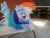 Size: 720x540 | Tagged: safe, artist:cinnamon-scroll, derpibooru import, rainbow dash, irl, photo, plushie, prone, solo