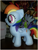 Size: 960x1280 | Tagged: safe, artist:gayboybob, derpibooru import, rainbow dash, spike, build-a-bear, irl, photo, plushie, solo focus