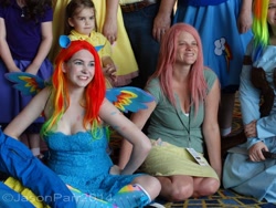 Size: 1280x960 | Tagged: safe, artist:lochlan o'neil, rainbow dash, human, cosplay, irl, irl human, photo, rainbow power