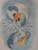 Size: 720x960 | Tagged: safe, artist:kyuuchan09, rainbow dash, soarin', pegasus, pony, female, flying, hug, male, moon, old cutie mark, shipping, soarindash, straight, traditional art