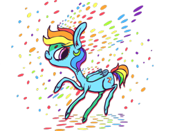 Size: 1094x827 | Tagged: safe, artist:emberwisp, rainbow dash, pegasus, pony, simple background, skinny legs, solo, transparent