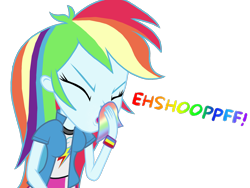 Size: 2048x1536 | Tagged: safe, artist:proponypal, rainbow dash, equestria girls, handkerchief, nose blowing, sneezing, sneezing fetish, solo, tissue