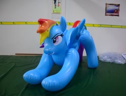 Size: 1220x935 | Tagged: safe, derpibooru import, rainbow dash, bootleg, fetish, hongyi, inflatable, inflatable fetish, irl, iwtcird, meme, photo, solo