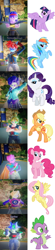 Size: 1066x4868 | Tagged: safe, derpibooru import, applejack, fluttershy, pinkie pie, rainbow dash, rarity, spike, twilight sparkle, twilight sparkle (alicorn), alicorn, human, character creation, crossover, dragon ball, dragon ball xenoverse, dragon ball xenoverse 2, dragon ball z, frieza's race, humanized, majin, mane seven, mane six, saiyan