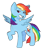 Size: 862x974 | Tagged: safe, artist:oakiel, derpibooru import, rainbow dash, pegasus, pony, raised eyebrow, raised hoof, simple background, smiling, solo, transparent background