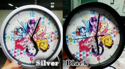 Size: 1280x706 | Tagged: safe, derpibooru import, applejack, fluttershy, pinkie pie, rainbow dash, rarity, twilight sparkle, twilight sparkle (alicorn), alicorn, earth pony, pegasus, pony, unicorn, clock, female, mare