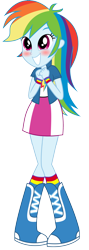 Size: 1500x4225 | Tagged: safe, artist:katequantum, edit, rainbow dash, equestria girls, rainbow rocks, blushing, cute, dashabetes, solo