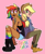 Size: 400x485 | Tagged: safe, artist:masked-cracker, derpibooru import, applejack, rainbow dash, human, appledash, clothes, female, humanized, latinx, lesbian, rainbow socks, shipping, socks, striped socks