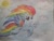 Size: 960x720 | Tagged: safe, artist:slvrsnake925, rainbow dash, pegasus, pony, cloud, cloudy, flying, rainbow power, solo, traditional art