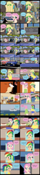 Size: 3950x16930 | Tagged: dead source, safe, artist:garretthegarret, fluttershy, rainbow dash, comic:a weekend away, equestria girls, alternate hairstyle, balcony, boat, comic, cute, daaaaaaaaaaaw, hotel, human coloration, key, map, ocean, terry the triumph