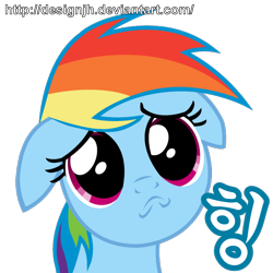 Size: 600x600 | Tagged: safe, artist:php94, rainbow dash, pegasus, pony, cute, dashabetes, korean, pouting, puppy dog eyes, simple background, solo, transparent background, vector