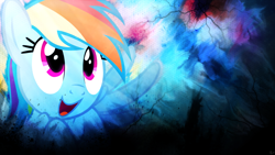 Size: 1920x1080 | Tagged: safe, artist:karl97, artist:stabzor, rainbow dash, pegasus, pony, abstract, female, mare, solo, vector, wallpaper