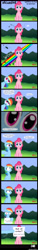 Size: 1503x10000 | Tagged: safe, artist:helenasherzblut, derpibooru import, pinkie pie, rainbow dash, earth pony, pegasus, pony, camera, comic, looking at you