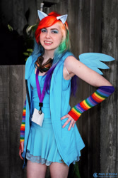 Size: 2000x3000 | Tagged: safe, rainbow dash, human, cosplay, irl, irl human, photo, solo