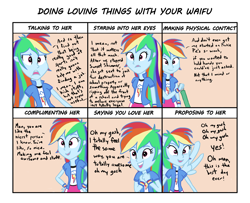 Size: 1600x1300 | Tagged: safe, artist:varemia, rainbow dash, equestria girls, doing loving things, humanized, looking at you, love, meme, ponied up, wingboner