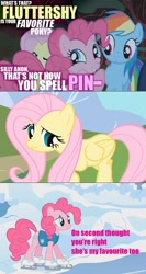 Size: 576x1082 | Tagged: safe, derpibooru import, edit, edited screencap, screencap, fluttershy, pinkie pie, rainbow dash, earth pony, pegasus, pony, friendship is magic, winter wrap up, artifact, best pony, caption, clothes, comic, ice skates, ice skating, implied anon, pink text, screencap comic, vest, winter wrap up vest