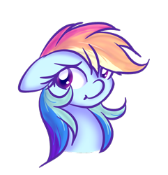 Size: 796x826 | Tagged: safe, artist:danger-dashz, derpibooru import, rainbow dash, pegasus, pony, bust, female, mare, portrait, simple background, solo, transparent background