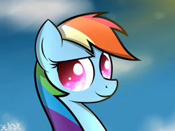 Size: 1600x1200 | Tagged: safe, artist:heavymetalbronyyeah, rainbow dash, pegasus, pony, cute, dashabetes, solo