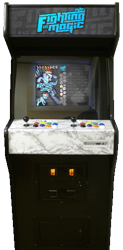 Size: 247x502 | Tagged: safe, edit, rainbow dash, pegasus, pony, fighting is magic, arcade, arcade cabinet, fake, vector