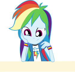 Size: 8549x8219 | Tagged: safe, artist:mit-boy, rainbow dash, equestria girls, rainbow rocks, absurd resolution, simple background, solo, transparent background, vector