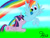 Size: 2560x1920 | Tagged: safe, artist:riky9797, rainbow dash, twilight sparkle, twilight sparkle (alicorn), alicorn, pegasus, pony, female, mare