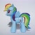 Size: 1777x1760 | Tagged: safe, rainbow dash, pegasus, pony, blue coat, female, figure, mare, multicolored mane, toy