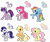 Size: 5486x4572 | Tagged: safe, artist:supercoco142, derpibooru import, applejack, fluttershy, pinkie pie, rainbow dash, rarity, twilight sparkle, earth pony, pegasus, pony, unicorn, absurd resolution, backwards cutie mark, cardboard twilight, cute, hatless, jackabetes, mane six, missing accessory, rearing, redraw, simple background, stock vector, transparent background