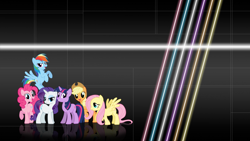 Size: 1920x1080 | Tagged: safe, artist:sirpayne, derpibooru import, applejack, fluttershy, pinkie pie, rainbow dash, rarity, twilight sparkle, earth pony, pegasus, pony, unicorn, mane six, wallpaper