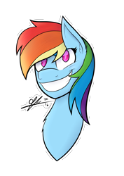 Size: 3138x4428 | Tagged: safe, artist:cosmicchrissy, derpibooru import, rainbow dash, pegasus, pony, absurd resolution, cutie mark eyes, grin, simple background, smiling, solo, transparent background, wingding eyes