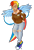 Size: 949x1391 | Tagged: safe, artist:threelegmeg, derpibooru import, rainbow dash, human, clothes, converse, cutie mark, humanized, mohawk, piercing, shoes, simple background, solo, transparent background, winged humanization, wings