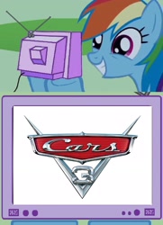 Size: 2160x2988 | Tagged: useless source url, safe, rainbow dash, pegasus, pony, car, exploitable meme, meme, obligatory pony, tv meme, why