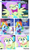 Size: 637x1058 | Tagged: safe, artist:fluttershy1989, fluttershy, rainbow dash, pegasus, pony, blushing, female, flutterdash, flutterrage, glare, grin, lesbian, messy mane, nervous, open mouth, rage, shipping, smiling, spread wings, squee, surprised, wide eyes, you're going to love me