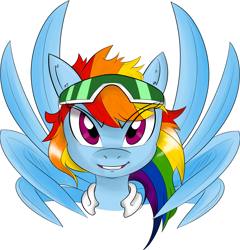 Size: 5036x5241 | Tagged: safe, artist:flam3zero, rainbow dash, pegasus, pony, absurd resolution, bust, clothes, cosplay, crossover, paint tool sai, portrait, solo, sonic adventure 2, sonic the hedgehog (series)