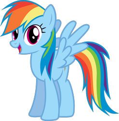 Size: 6040x6112 | Tagged: safe, artist:geometrymathalgebra, rainbow dash, pegasus, pony, absurd resolution, simple background, solo, transparent background, vector