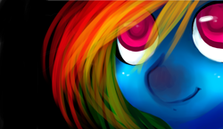 Size: 1728x1000 | Tagged: safe, artist:php17, rainbow dash, pegasus, pony, female, mare, simple background, solo
