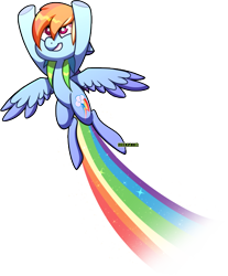 Size: 500x603 | Tagged: safe, artist:soulkillur, rainbow dash, pegasus, pony, female, mare, simple background, solo, transparent background