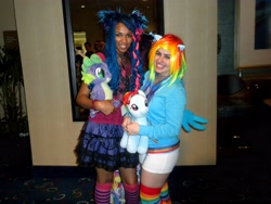 Size: 4000x3000 | Tagged: safe, artist:superminimicro, rainbow dash, twilight sparkle, human, cosplay, irl, irl human, photo