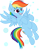 Size: 5000x6379 | Tagged: safe, artist:kamyk962, artist:latecustomer, rainbow dash, pegasus, pony, absurd resolution, bubble, cute, dashabetes, flying, simple background, solo, transparent background, vector