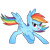 Size: 700x700 | Tagged: safe, artist:tina-chan, rainbow dash, pegasus, pony, female, mare, simple background, solo, transparent background