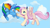 Size: 1043x591 | Tagged: safe, artist:aellos, fluttershy, rainbow dash, pegasus, pony, female, flying, mare, wings