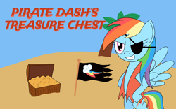 Size: 6000x3750 | Tagged: safe, artist:toonboy92484, rainbow dash, pegasus, pony, absurd resolution, pirate, pirate dash, solo, tumblr