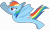 Size: 7878x4789 | Tagged: safe, artist:ramseybrony17, derpibooru import, rainbow dash, pegasus, pony, absurd resolution, flying, simple background, solo, transparent background, vector