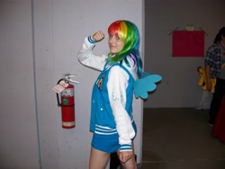 Size: 3264x2448 | Tagged: safe, rainbow dash, human, cosplay, irl, irl human, photo