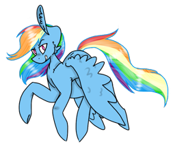Size: 733x656 | Tagged: safe, artist:spitfirekat, derpibooru import, rainbow dash, pegasus, pony, flying, simple background, solo, spread wings, transparent background